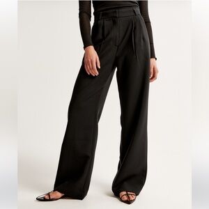 A&F Sloane Tailored Wide Leg Pant
